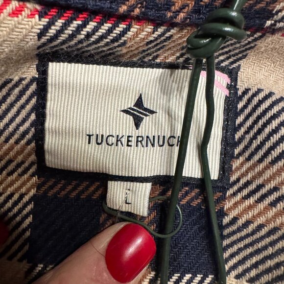 Tuckernuck Cream Plaid Platt Ranch Jacket, Large, NWT - Picture 14 of 14